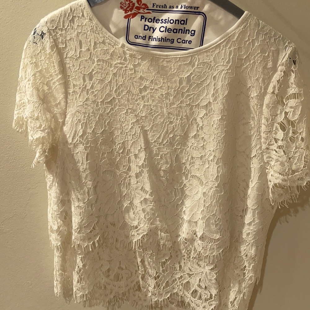 2 piece lace outfit